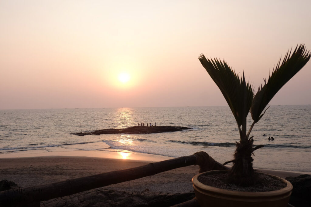 Vagator Beach, Goa, sunset